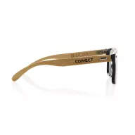  Ochelari de soare UV400, 2509E17280, Everestus, 14.5x4.8x3.2 cm, Policarbonat, Bambus, Maro