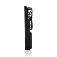   Ventilator reincarcabil pentru birou, Everestus, 2601E14705, 17x10x2 cm, ABS, Negru