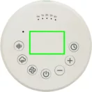 Boxa cu 15 moduri sonore linistitoare, 3W, Everestus, 2610E18249, 4.8xØ9.7 cm, ABS, Alb
