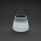 Lampa de exterior, 2401E16387, XD, 14x14x12 cm, Polietilena, ABS, Alb