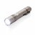 Rechargable 3W flashlight, grey Aluminum grey