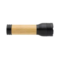   Lanterna reincarcabila usb 1W, 2401E16286, Everestus, 3.3x3.3x11.2 cm, ABS, Bambus, Negru