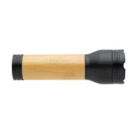   Lanterna reincarcabila usb 3W, 2401E16287, Everestus, 4.2x4.2x13.3 cm, ABS, Bambus, Negru