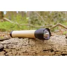 Lanterna reincarcabila usb 5W, 2401E16288, Everestus, 4.2x4.2x19.5 cm, ABS, Bambus, Negru