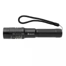Lanterna usb reincarcabila, GearX, 22FEB1409, 19.5x8x3.4xØ 3.4 cm, Aluminiu, Negru