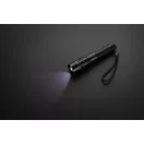 Lanterna usb reincarcabila, GearX, 22FEB1409, 19.5x8x3.4xØ 3.4 cm, Aluminiu, Negru