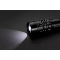   Lanterna usb reincarcabila, GearX, 22FEB1409, 19.5x8x3.4xØ 3.4 cm, Aluminiu, Negru