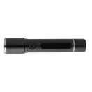 Lanterna reincarcabila usb 3W, 2401E16220, GearX, 12.5xØ2.5 cm, Aluminiu, Policarbonat, Negru