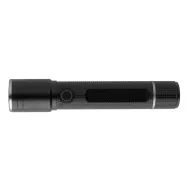   Lanterna reincarcabila usb 3W, 2401E16220, GearX, 12.5xØ2.5 cm, Aluminiu, Policarbonat, Negru