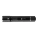 Lanterna reincarcabila usb 3W, 2401E16220, GearX, 12.5xØ2.5 cm, Aluminiu, Policarbonat, Negru