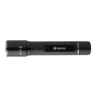   Lanterna reincarcabila usb 3W, 2401E16220, GearX, 12.5xØ2.5 cm, Aluminiu, Policarbonat, Negru