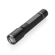   Lanterna reincarcabila usb 3W, 2401E16220, GearX, 12.5xØ2.5 cm, Aluminiu, Policarbonat, Negru