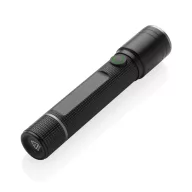   Lanterna reincarcabila usb 3W, 2401E16220, GearX, 12.5xØ2.5 cm, Aluminiu, Policarbonat, Negru
