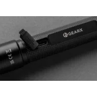   Lanterna reincarcabila usb 3W, 2401E16220, GearX, 12.5xØ2.5 cm, Aluminiu, Policarbonat, Negru