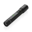 Lanterna reincarcabila usb 3W, 2401E16220, GearX, 12.5xØ2.5 cm, Aluminiu, Policarbonat, Negru