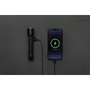 Lanterna reincarcabila usb 10W, 2401E16219, GearX, 15.7xØ3.4 cm, Aluminiu, Policarbonat, Negru