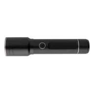   Lanterna reincarcabila usb 10W, 2401E16333, GearX, 19.1xØ4.4 cm, Aluminiu, Policarbonat, Negru