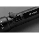 Lanterna reincarcabila usb 10W, 2401E16333, GearX, 19.1xØ4.4 cm, Aluminiu, Policarbonat, Negru