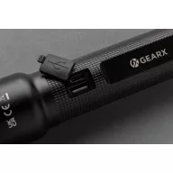   Lanterna reincarcabila usb 10W, 2401E16333, GearX, 19.1xØ4.4 cm, Aluminiu, Policarbonat, Negru