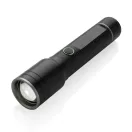 Lanterna reincarcabila usb 10W, 2401E16333, GearX, 19.1xØ4.4 cm, Aluminiu, Policarbonat, Negru