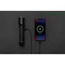 Lanterna reincarcabila usb 10W, 2401E16333, GearX, 19.1xØ4.4 cm, Aluminiu, Policarbonat, Negru