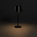 Lampa de birou, 2410E24877, Everestus, 8.7 x 8.7 x 25 cm, ABS, Negru