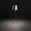 Lampa de birou, 2410E24879, Everestus, 8.7 x 8.7 x 25 cm, ABS, Argintiu