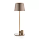 Lampa de birou, 2410E24878, Everestus, 8.7 x 8.7 x 25 cm, ABS, Maro bronz