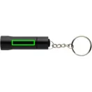 Breloc cu lanterna, 2502E15130, Everestus, 6 x 1.8 x 1.8 cm, Aluminiu, Negru