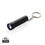   Breloc cu lanterna, 2502E15130, Everestus, 6 x 1.8 x 1.8 cm, Aluminiu, Negru