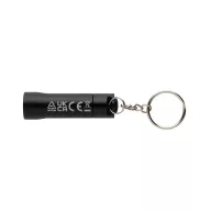   Breloc cu lanterna, 2502E15130, Everestus, 6 x 1.8 x 1.8 cm, Aluminiu, Negru