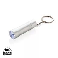   Breloc cu lanterna, 2502E15134, Everestus, 6 x 1.8 x 1.8 cm, Aluminiu, Argintiu, Gri