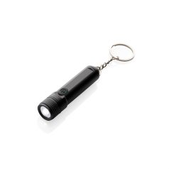  Breloc cu lanterna, 2502E15135, GearX, 7.2 x 1.7 x 1.7 cm, Aluminiu, Negru