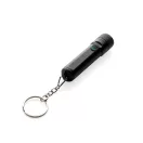 Breloc cu lanterna, 2502E15135, GearX, 7.2 x 1.7 x 1.7 cm, Aluminiu, Negru