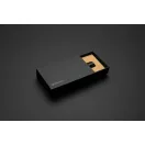 Breloc cu lanterna, 2502E15135, GearX, 7.2 x 1.7 x 1.7 cm, Aluminiu, Negru