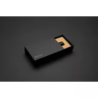   Breloc cu lanterna, 2502E15135, GearX, 7.2 x 1.7 x 1.7 cm, Aluminiu, Negru