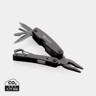   Cleste multifunctional, 2502E14438, GearX, 7.5 x 3.7 x 1.8 cm, Otel, Negru