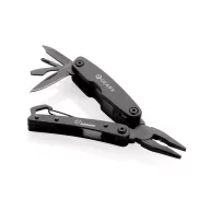   Cleste multifunctional, 2502E14438, GearX, 7.5 x 3.7 x 1.8 cm, Otel, Negru