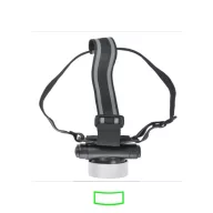   Lampa de cap cu 3 leduri, ajustabila, Everestus, ET, abs, aluminiu, argintiu