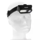 COB and LED headlight, black ABS black