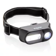 COB and LED headlight, black ABS black