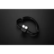   Lanterna de cap cu motion sensor, GearX, 2610E18561, 6.1x5.4x4.3 cm, ABS, Poliester, Negru