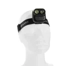 Lanterna de cap cu motion sensor, GearX, 2610E18561, 6.1x5.4x4.3 cm, ABS, Poliester, Negru