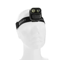   Lanterna de cap cu motion sensor, GearX, 2610E18561, 6.1x5.4x4.3 cm, ABS, Poliester, Negru
