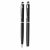 Set cadou 2 pixuri stylus deluxe, Swiss Peak, DE, metal, metal, negru