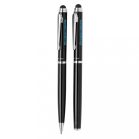 Set cadou 2 pixuri stylus deluxe, Swiss Peak, DE, metal, metal, negru