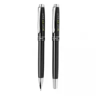 Set 2 pixuri elegante, Swiss Peak, HE, alama, otel, negru