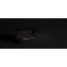 Set 2 pixuri elegante, Swiss Peak, HE, alama, otel, negru