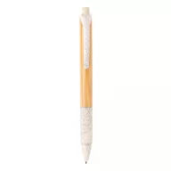 Bamboo & wheatstraw pen, white Bamboo white