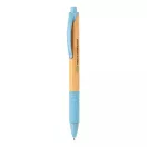 Bamboo & wheatstraw pen, blue Bamboo blue